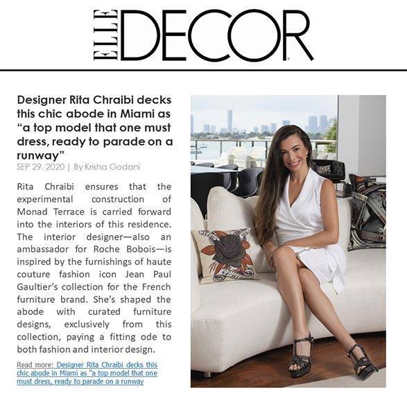 Rita chraibi - luxury interior designer