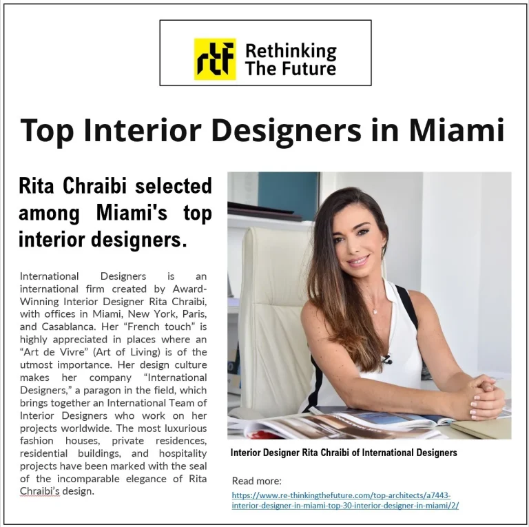 Top Interior Designer In Miami