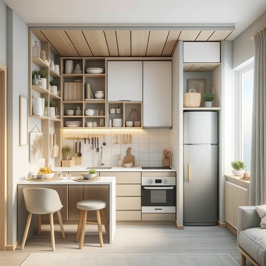 Small L Shaped Kitchen with Island