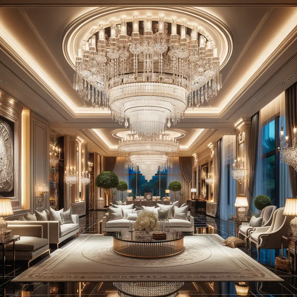 Luxury Mansion Living Room - idea 1 