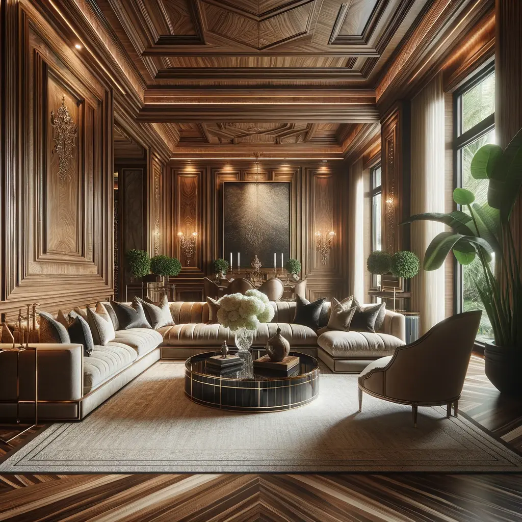 Luxury Mansion Living Room - idea 9