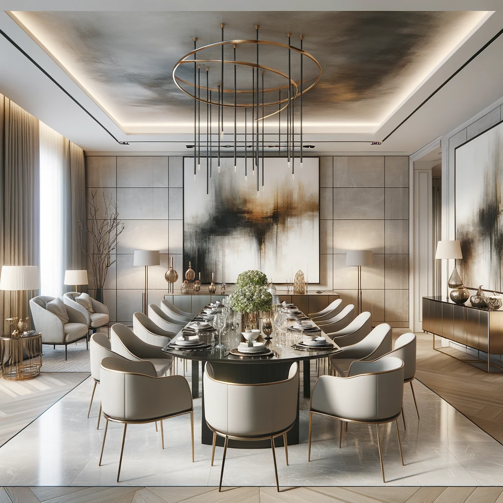 Contemporary Art for the Luxury Dining Room