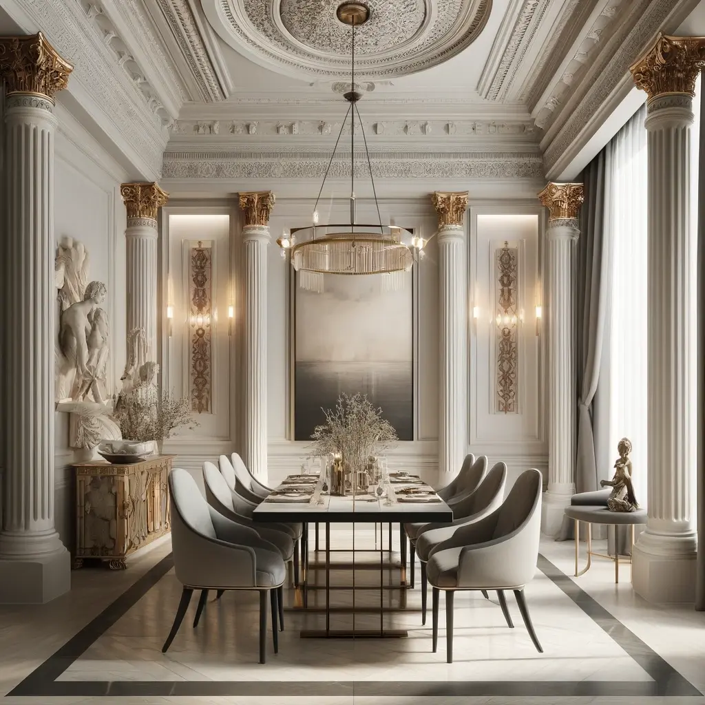 Neoclassical Elegance in the Modern Dining Room