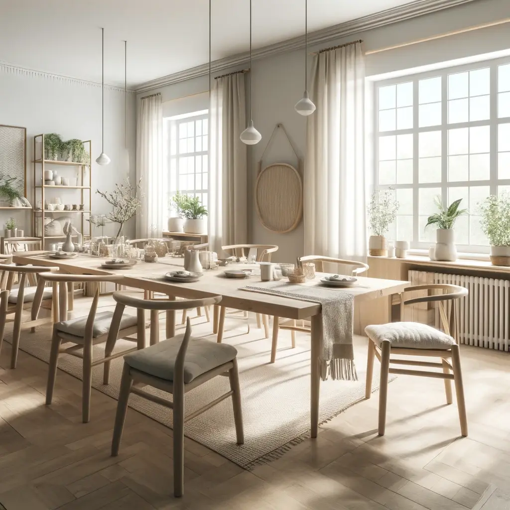 Scandinavian Simplicity in the Dining Room