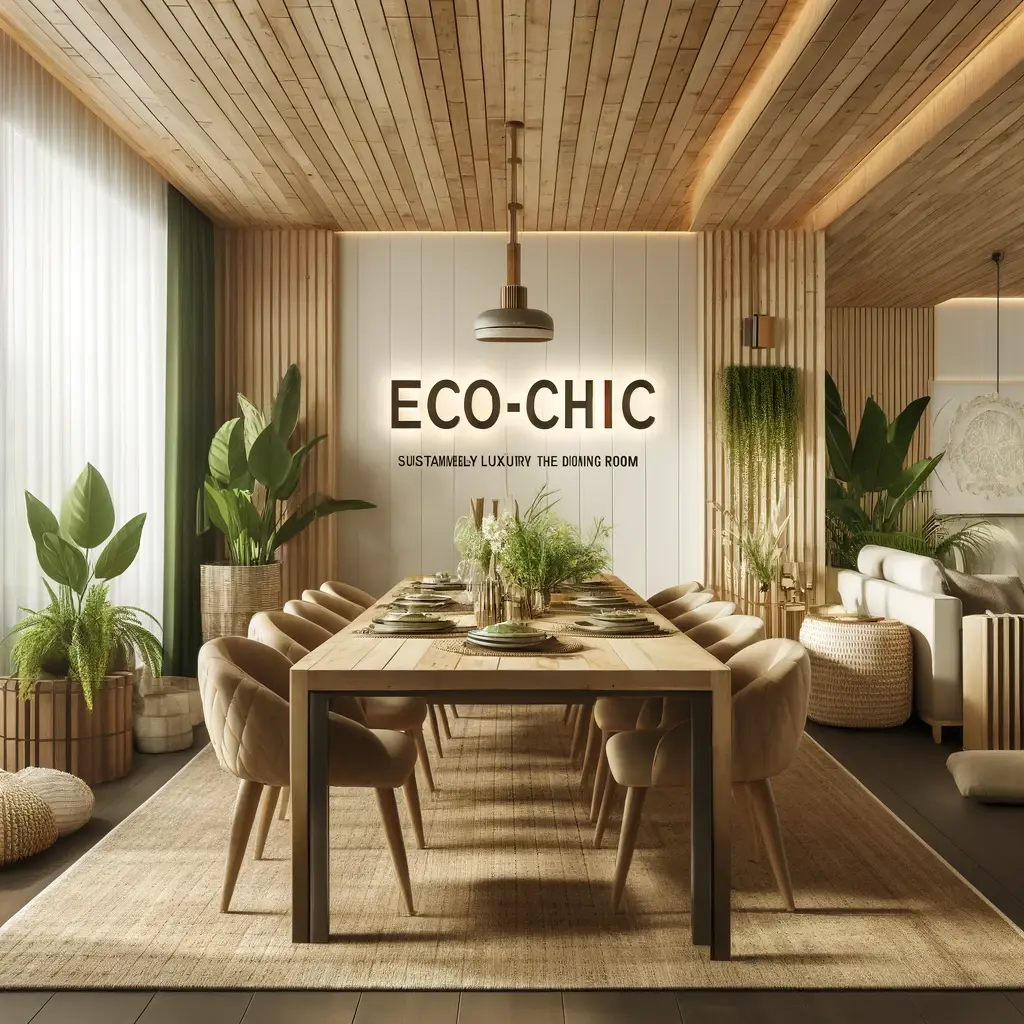 Sustainable Luxury in the Dining Room