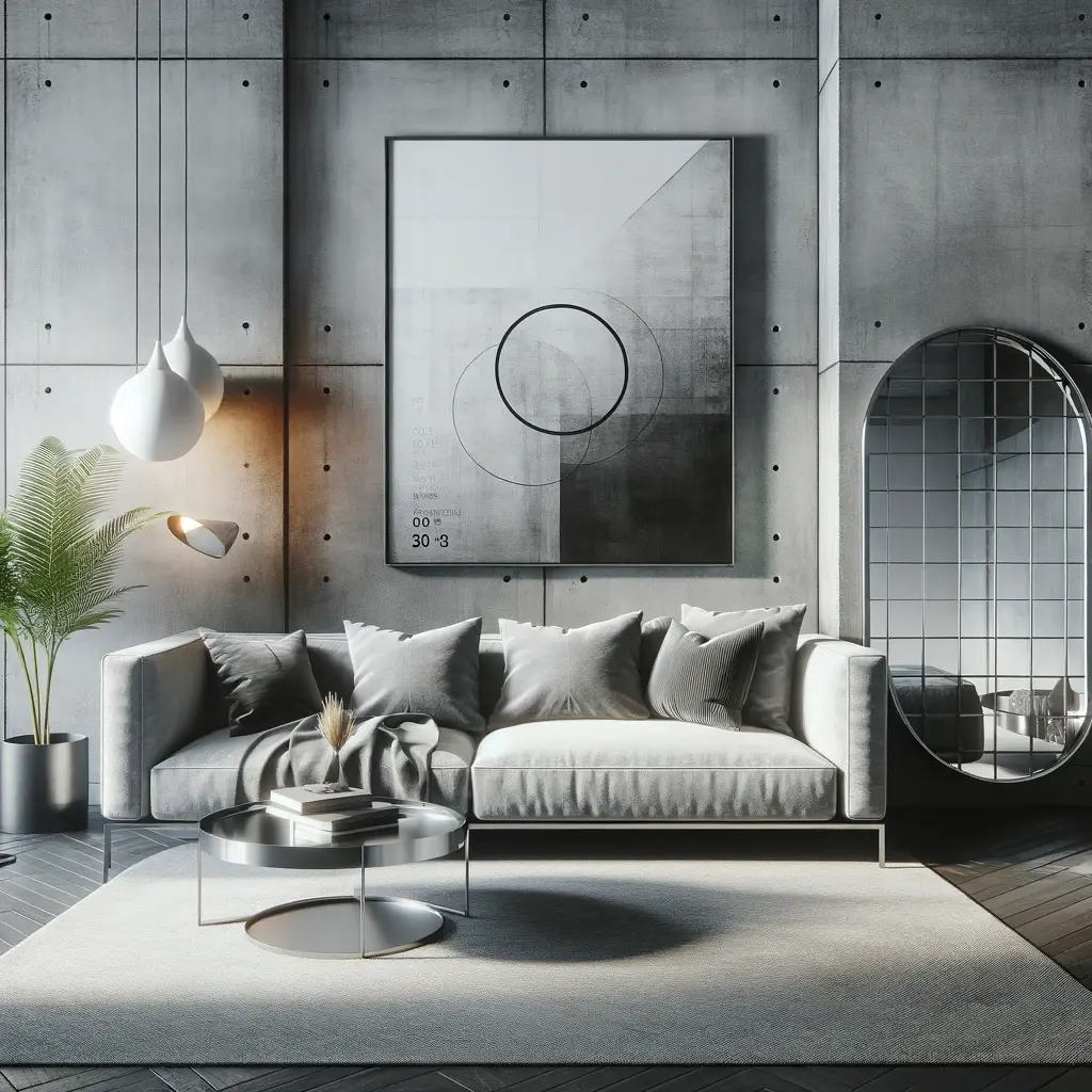 Brutalist Interior Design Idea 1
