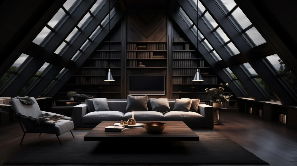 Living Room in a Luxury Loft